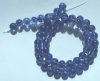 16 inch strand of 8mm Round Blueberry Quartz